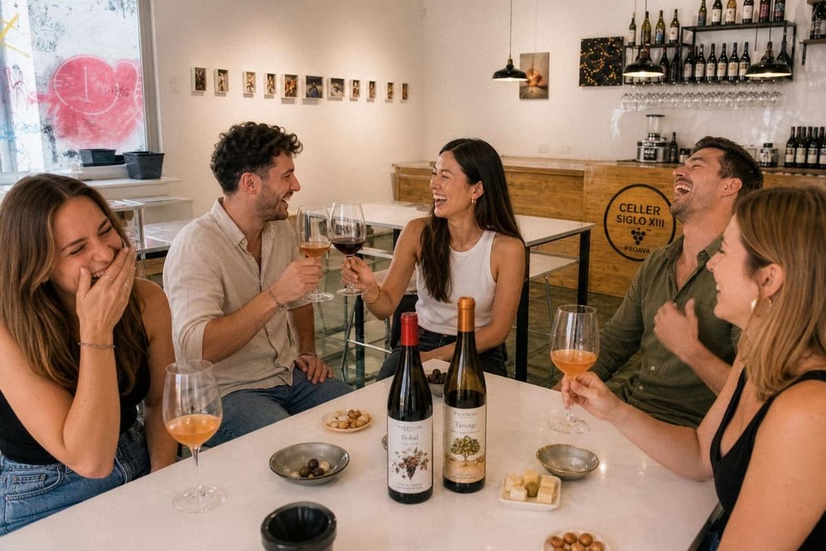 Valencia: tour a pie y cata de vino en una bodega del siglo XIII