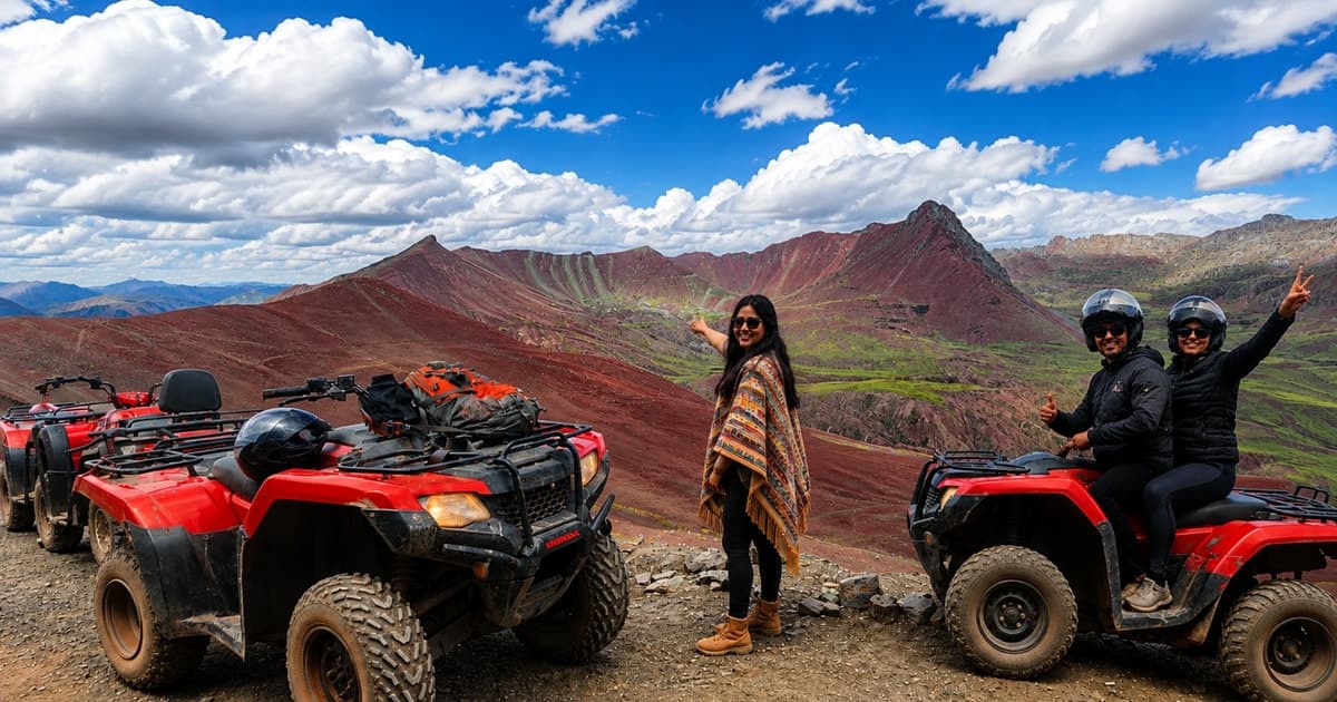 Cuzco: expedición en quad por los coloridos picos y el valle Rojo