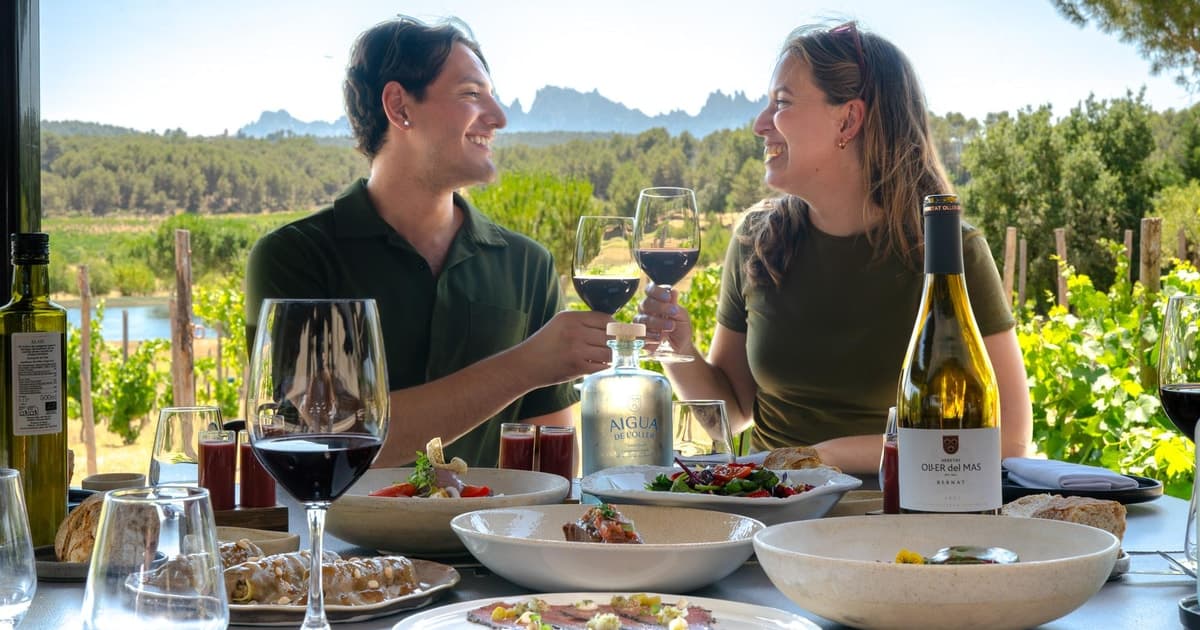 From Barcelona: Montserrat, Wine & Gourmet Lunch Day Trip