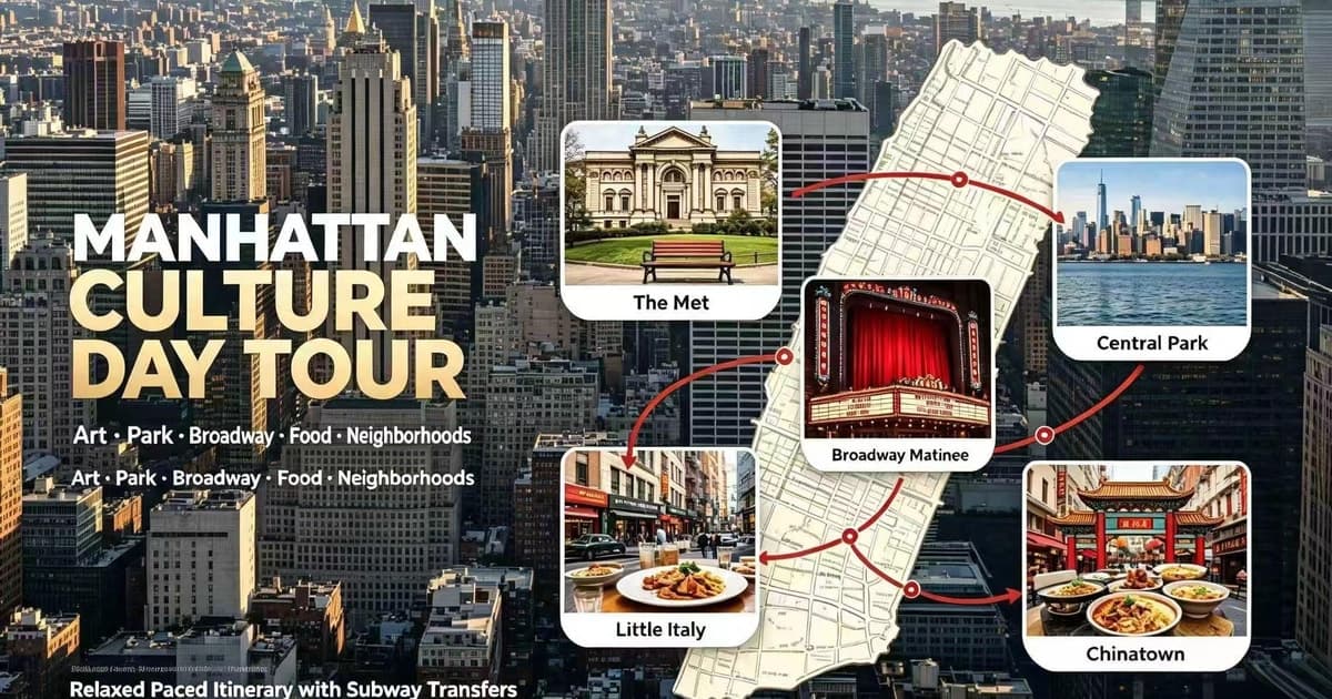 NYC: Full-Day Tour with Broadway Show & Food Tastings