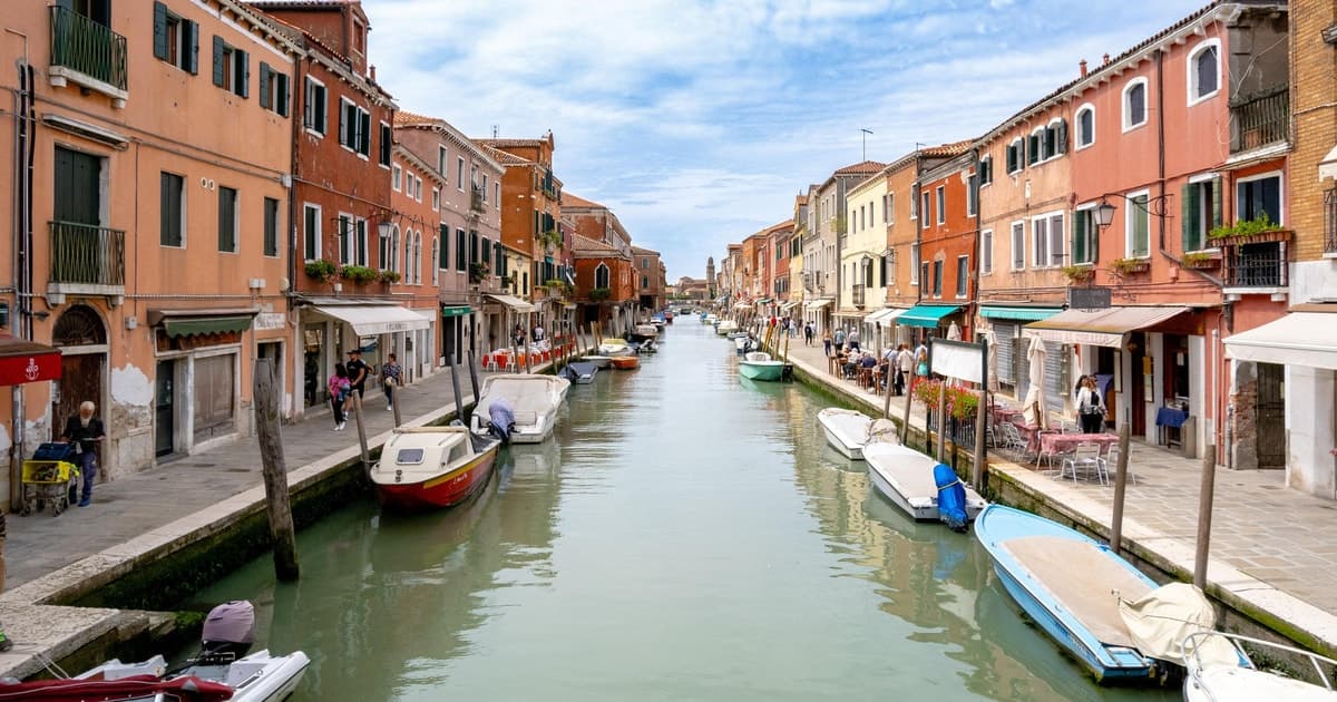 Tour de día completo a Murano y Burano con viaje panorámico de ida y vuelta