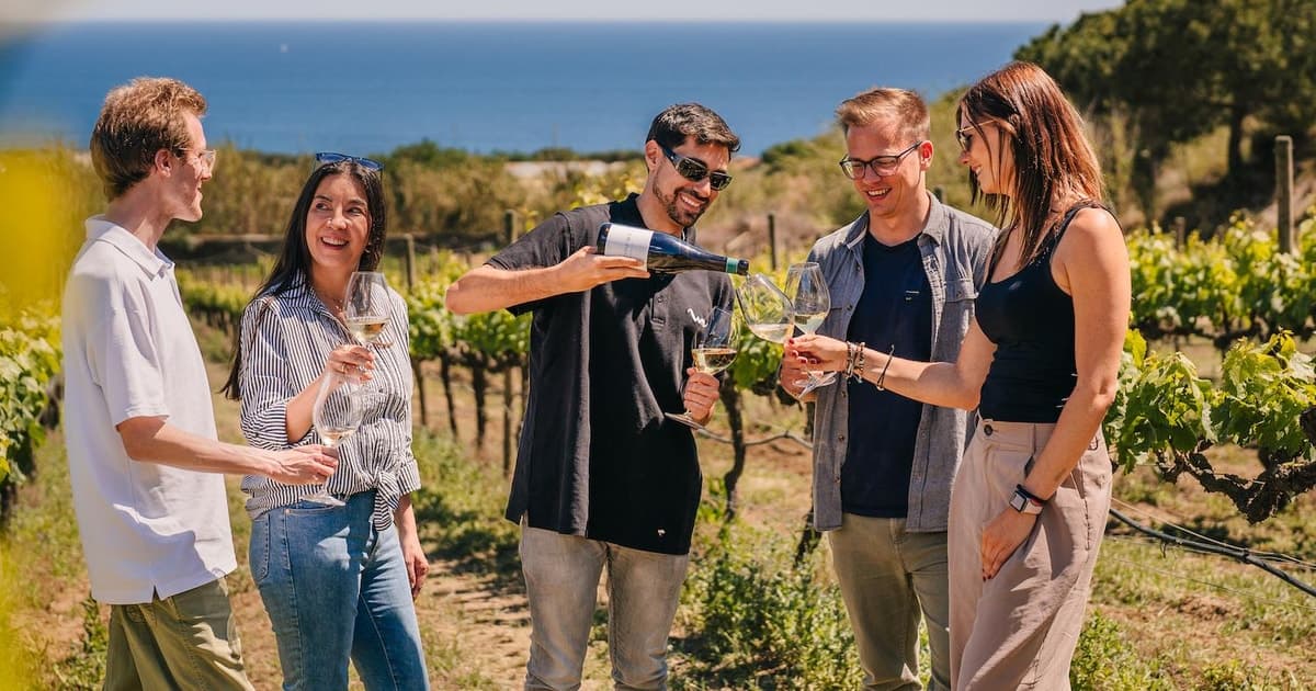 Barcelona: Sailing Cruise & Vineyard Tour with Wine Tasting