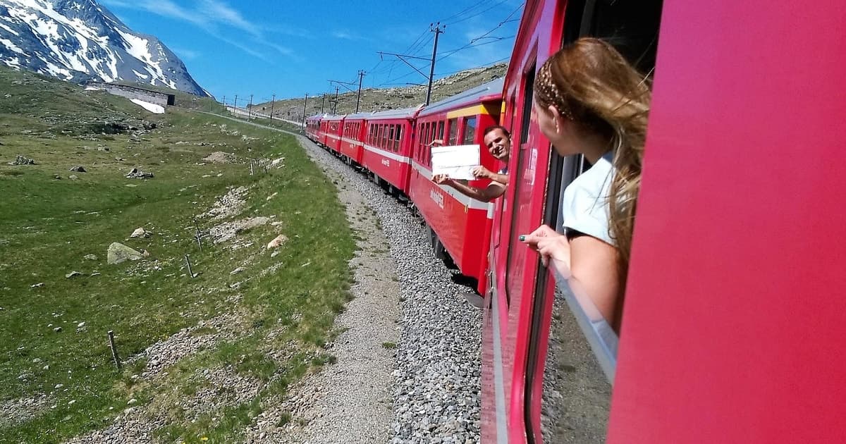 From Milan: Bernina Train, Swiss Alps & St. Moritz Day Trip