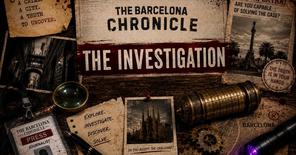Barcelona: La investigación - Juego de escape al aire libre