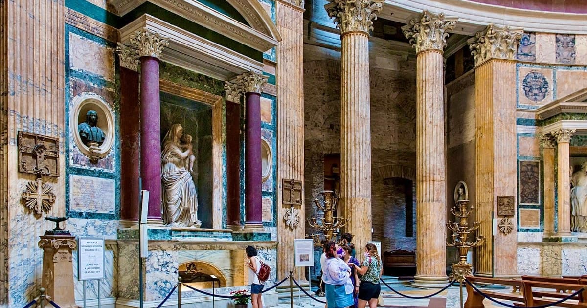 Roma: ticket de entrada con acceso completo al Panteón con anfitrión + audioguía