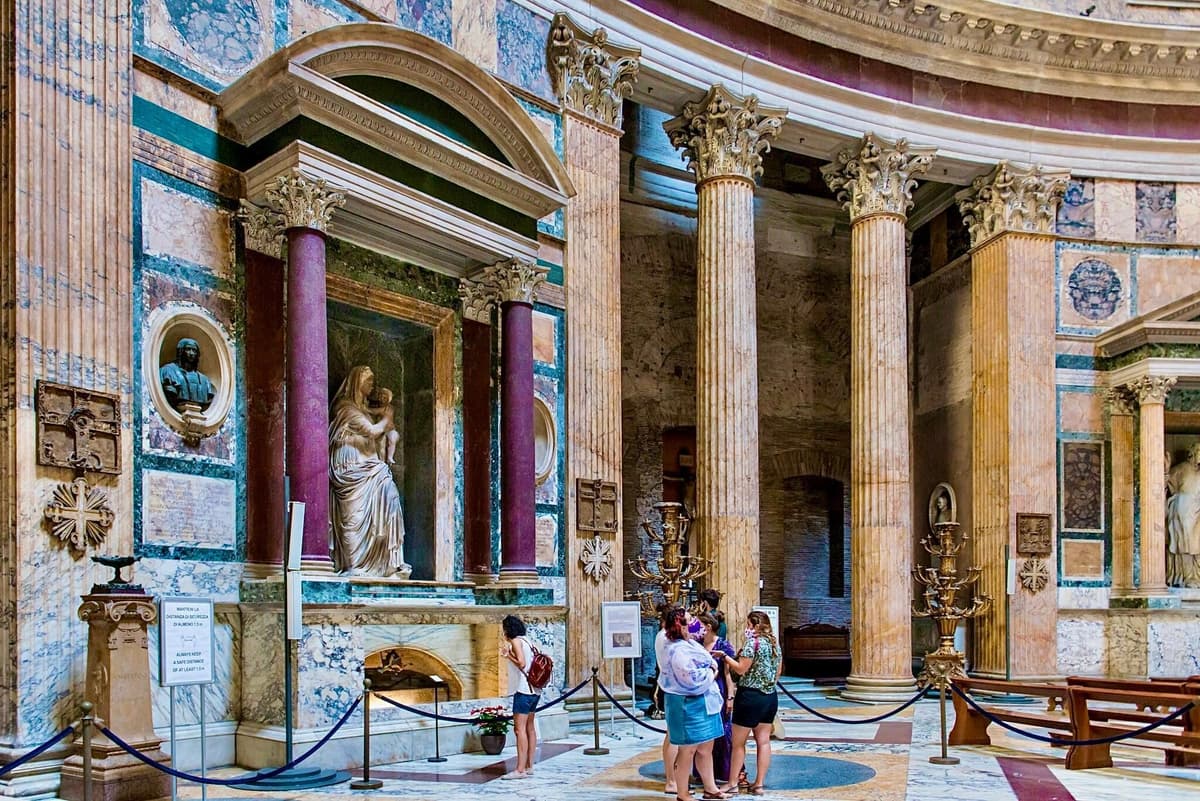 Roma: ticket de entrada con acceso completo al Panteón con anfitrión + audioguía