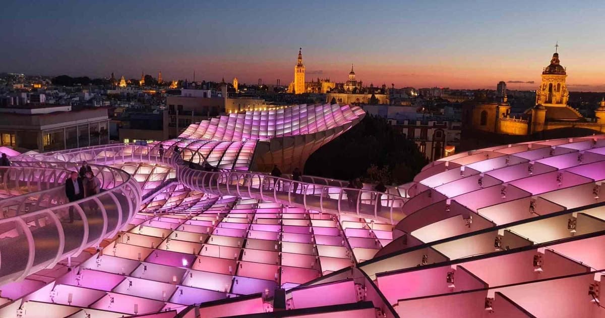 Sevilla: mirador de las Setas y espectáculo de flamenco con cóctel
