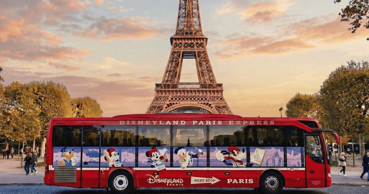 Roundtrip Transportation from Paris to Disneyland Paris