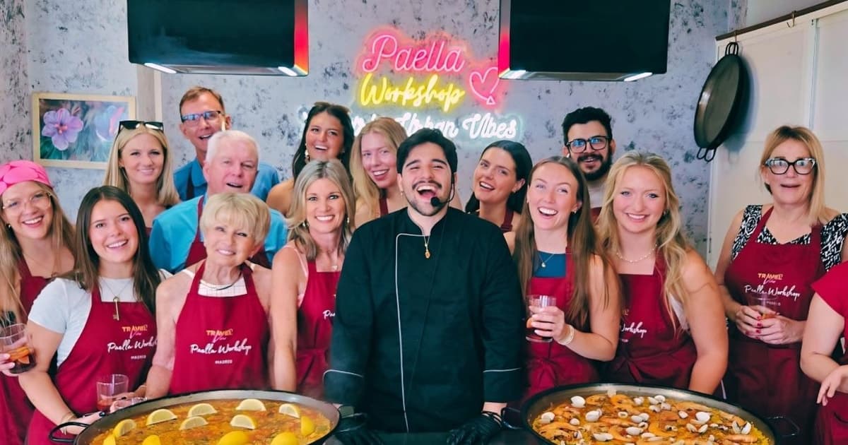 Madrid: Paella and Sangria Workshop in the City Center