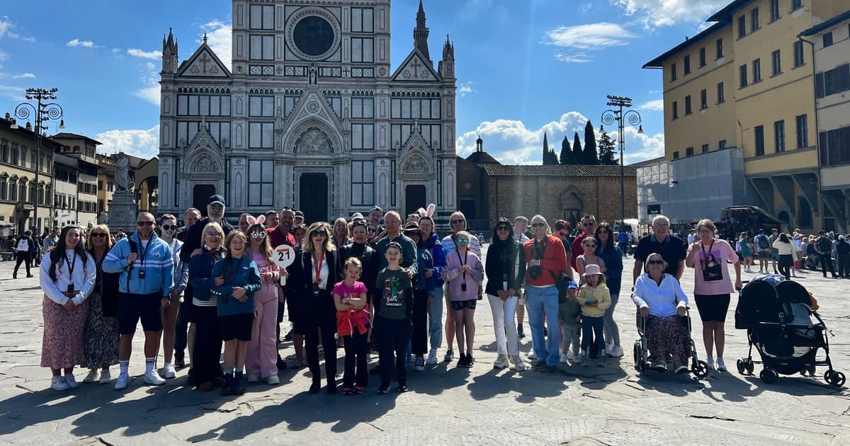 Florence: Basilica di Santa Croce with an Art Historian