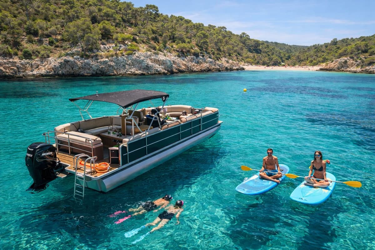 Mallorca: tour en barco compartido con paradas para darse un baño y bebidas