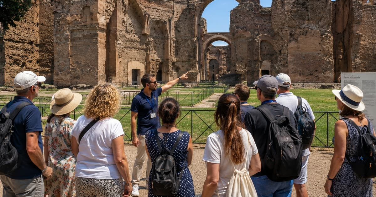 Roma: tour por las termas de Caracalla en grupo reducido o tour privado