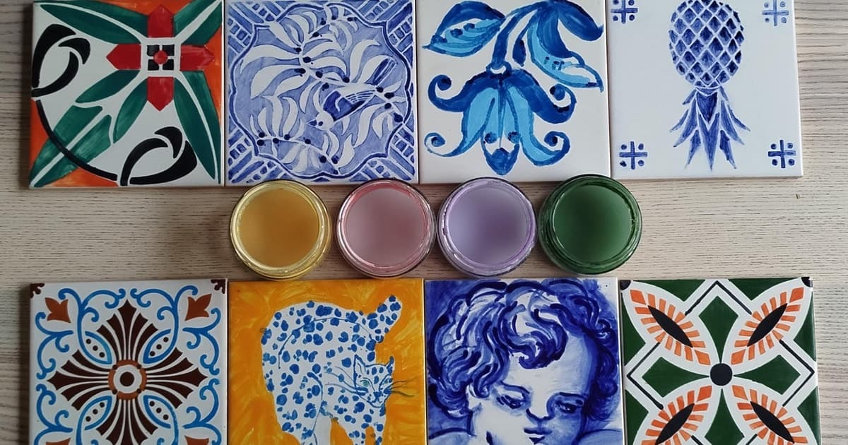 Porto: Tile Painting Masterclass in Artist’s Private Studio