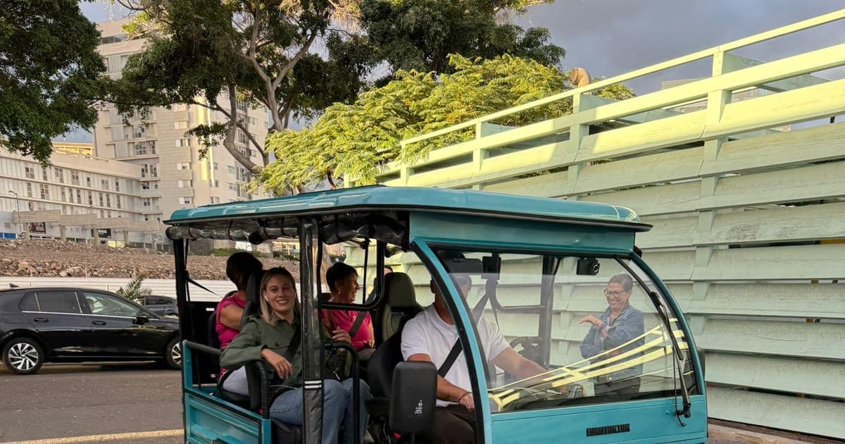 Santa Cruz de Tenerife: tour en tuk tuk a San Andrés y Las Teresitas (3hrs)