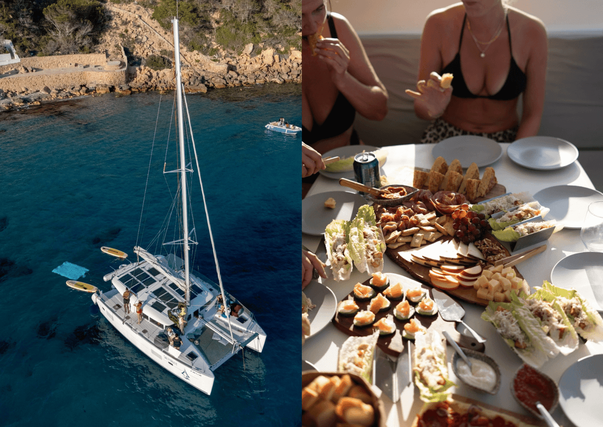 Mallorca: Tour en barco catamarán con tapas