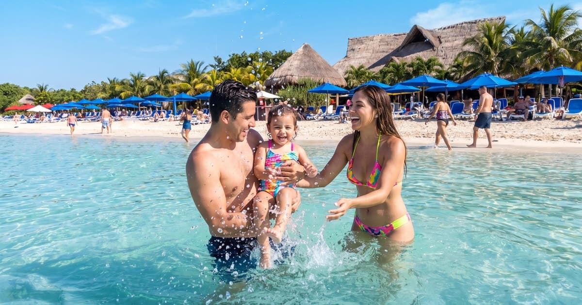 Experiencia en Kuzá Beach & Adventure Park + ferri a Cozumel