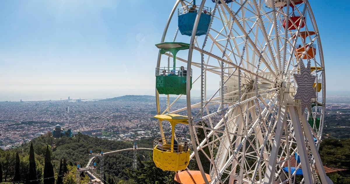 Barcelona: Ticket de entrada al Parque de Atracciones del Tibidabo