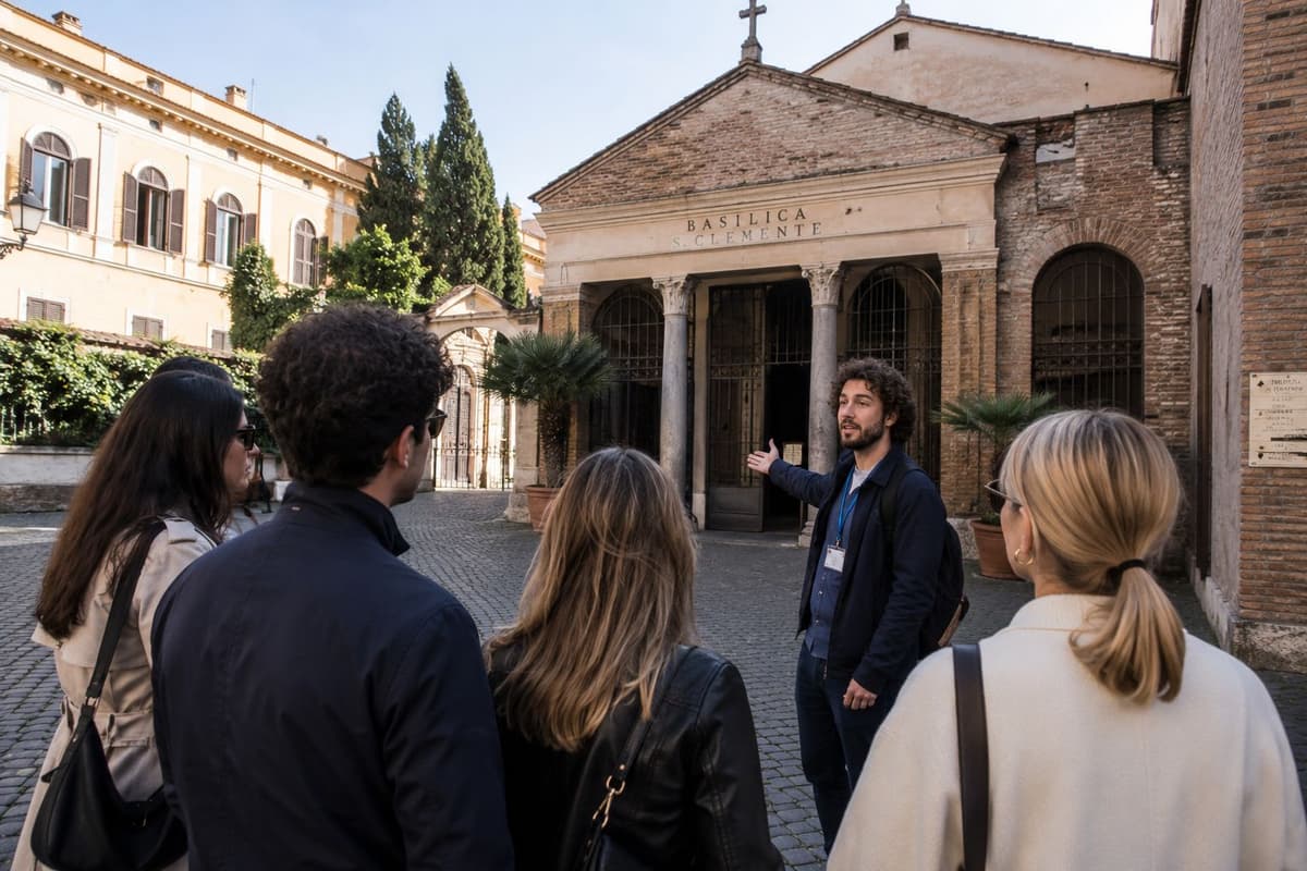 Roma: visita guiada a la basílica de San Clemente con entrada a las excavaciones