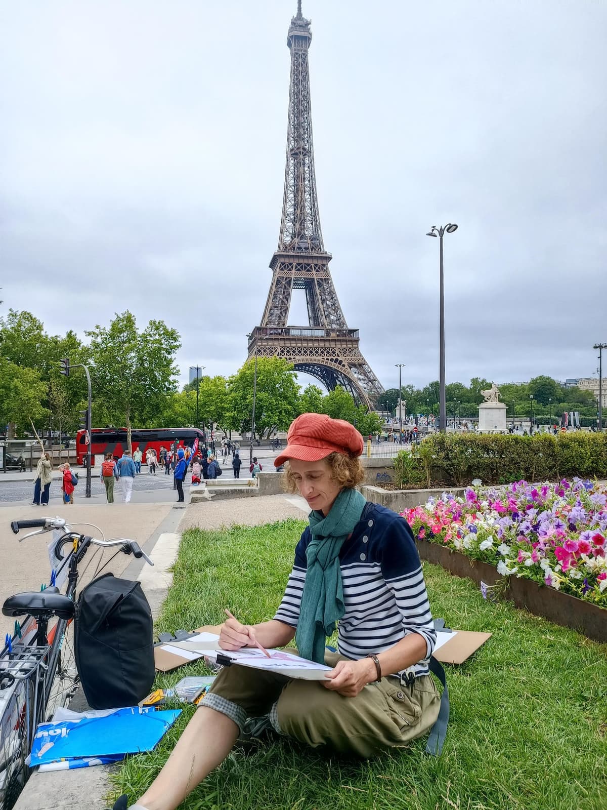 Trocadero: Eiffel Tower coloring workshop for kids