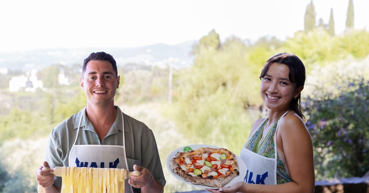 Florence: Pizza or Pasta Class with Gelato at a Tuscan Farm