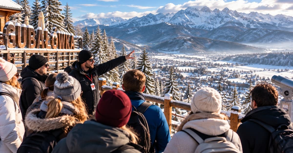 Desde Cracovia: excursión de 1 día a Zakopane, funicular y baños termales