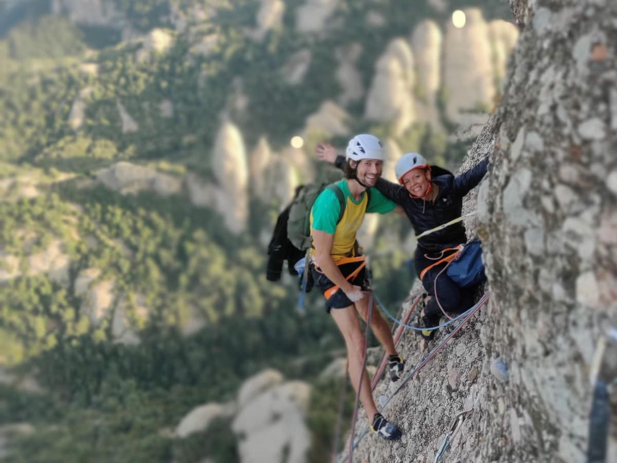 Escalada en roca en Montserrat - Barcelona