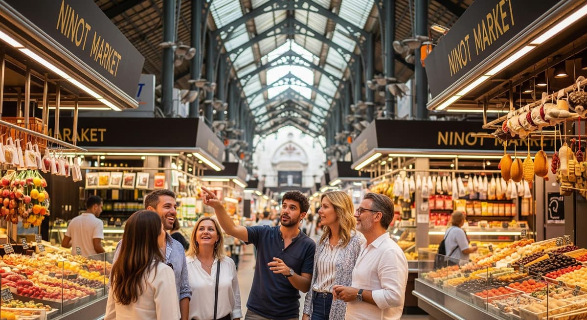 Barcelona: Private Market Tour & Paella Cooking Class