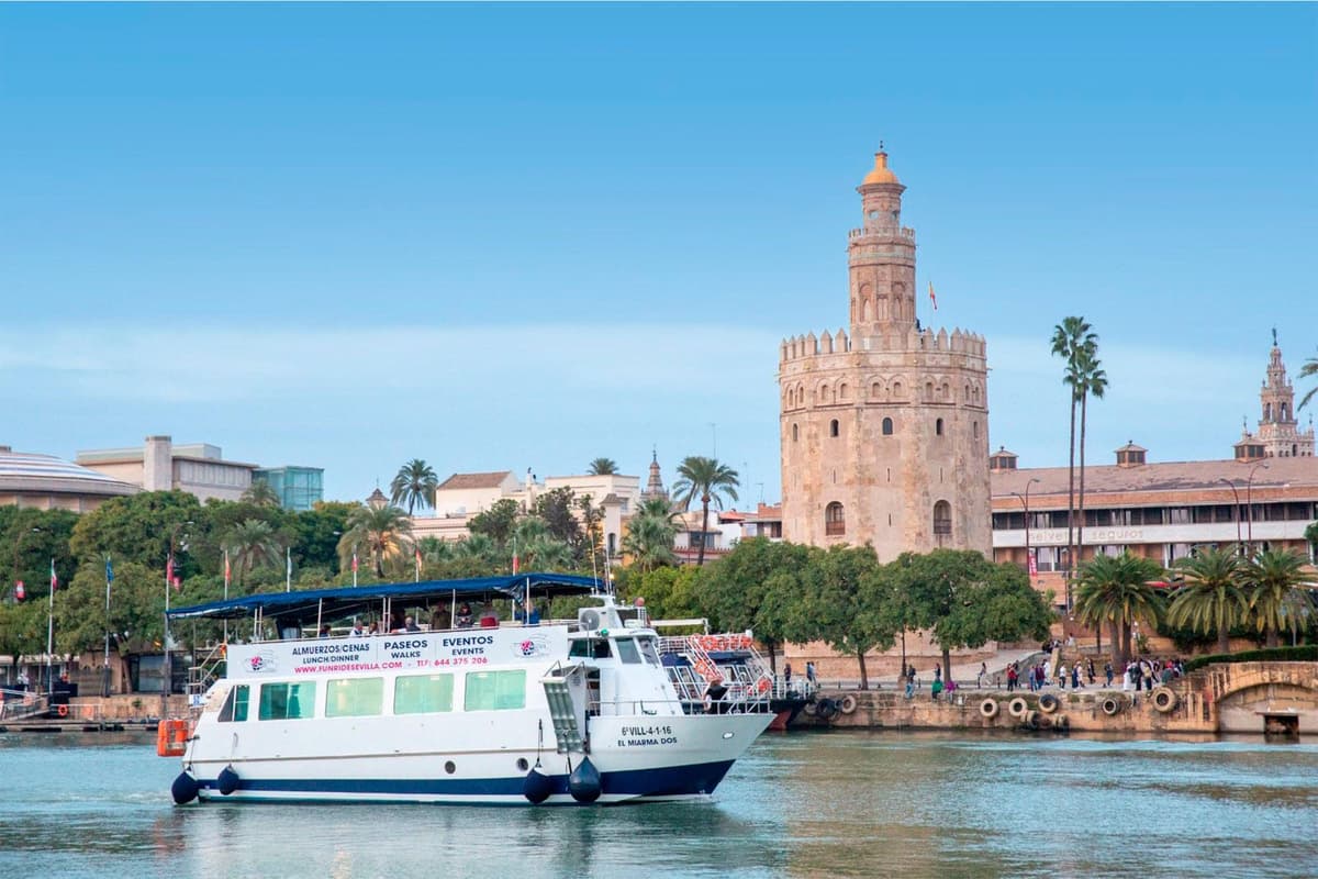 Sevilla: opciones de crucero por el río de 1 hora, 1,5 horas o 2,5 horas
