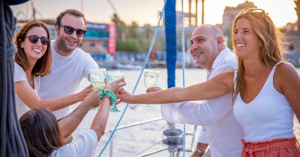 Sailing & Wine Tasting With Expert Sommelier in Barcelona