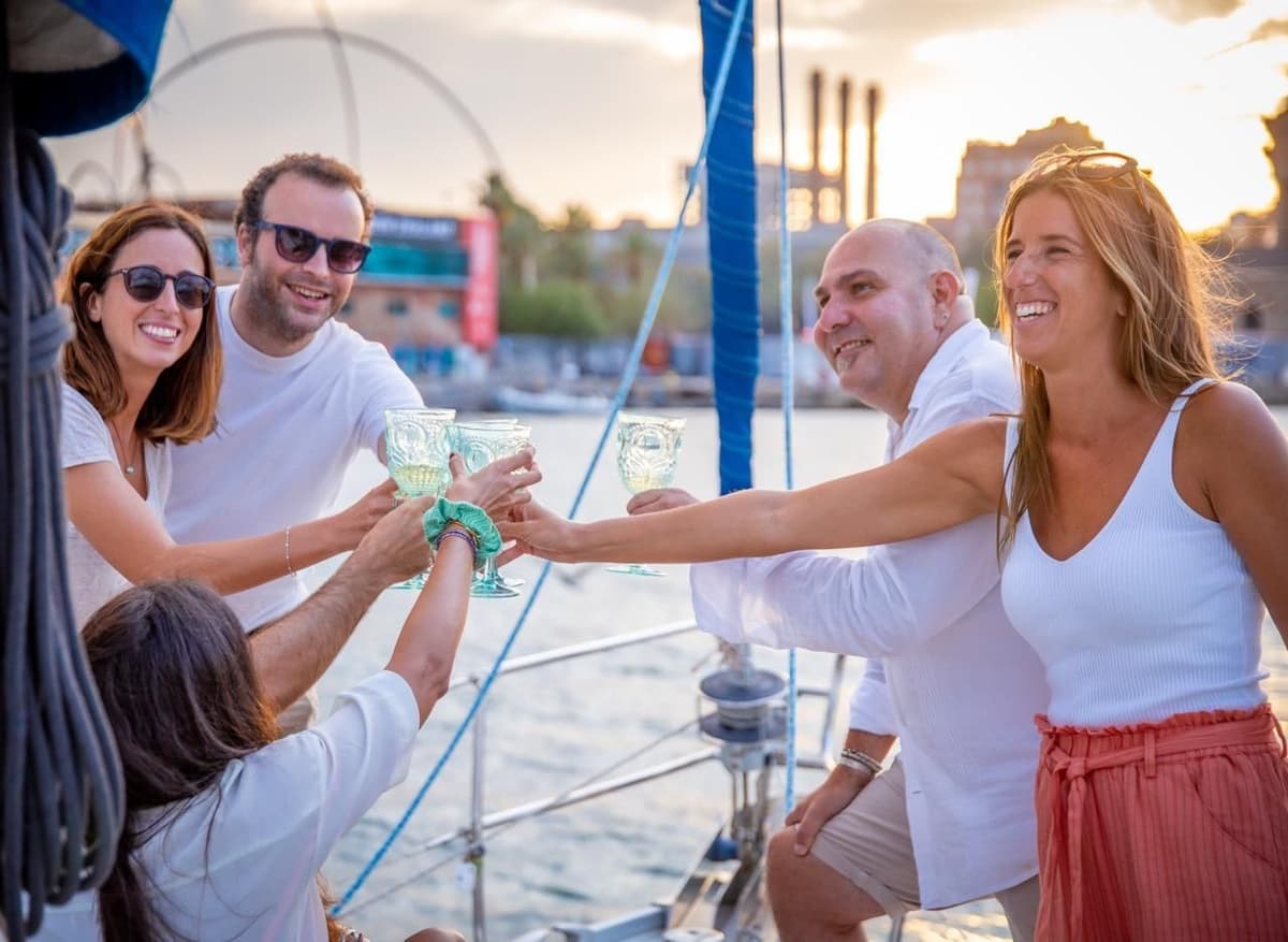 Sailing & Wine Tasting With Expert Sommelier in Barcelona