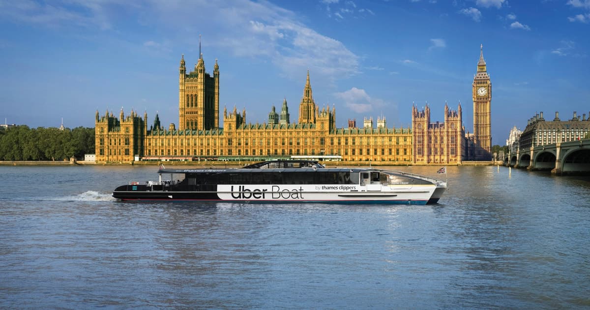 London: Uber Boat by Thames Clippers Return River Ticket