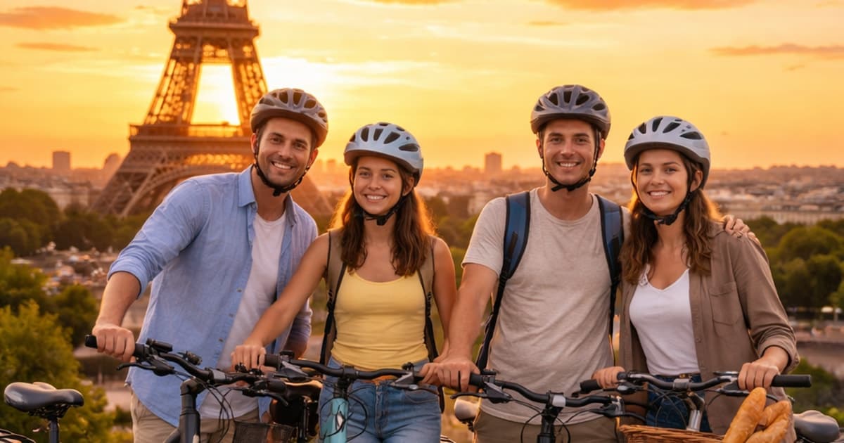 Paris Private Family E-Bike Tour: Eiffel Tower & Fun Ride