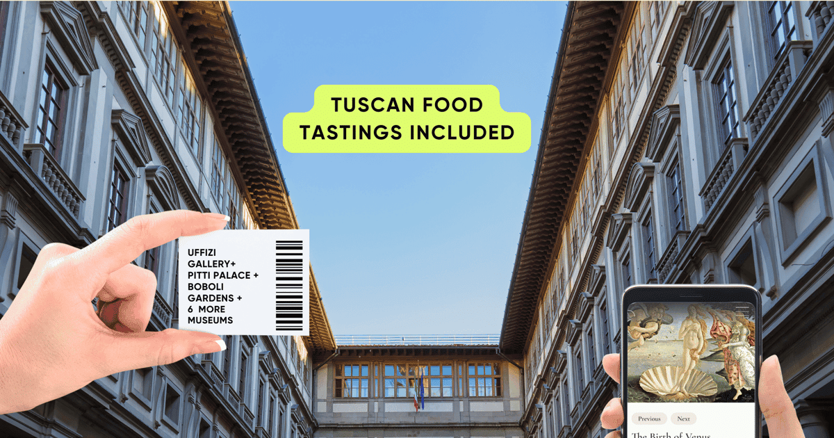 Florence: Uffizi, Pitti Palace & Boboli Combined 5-Day Pass