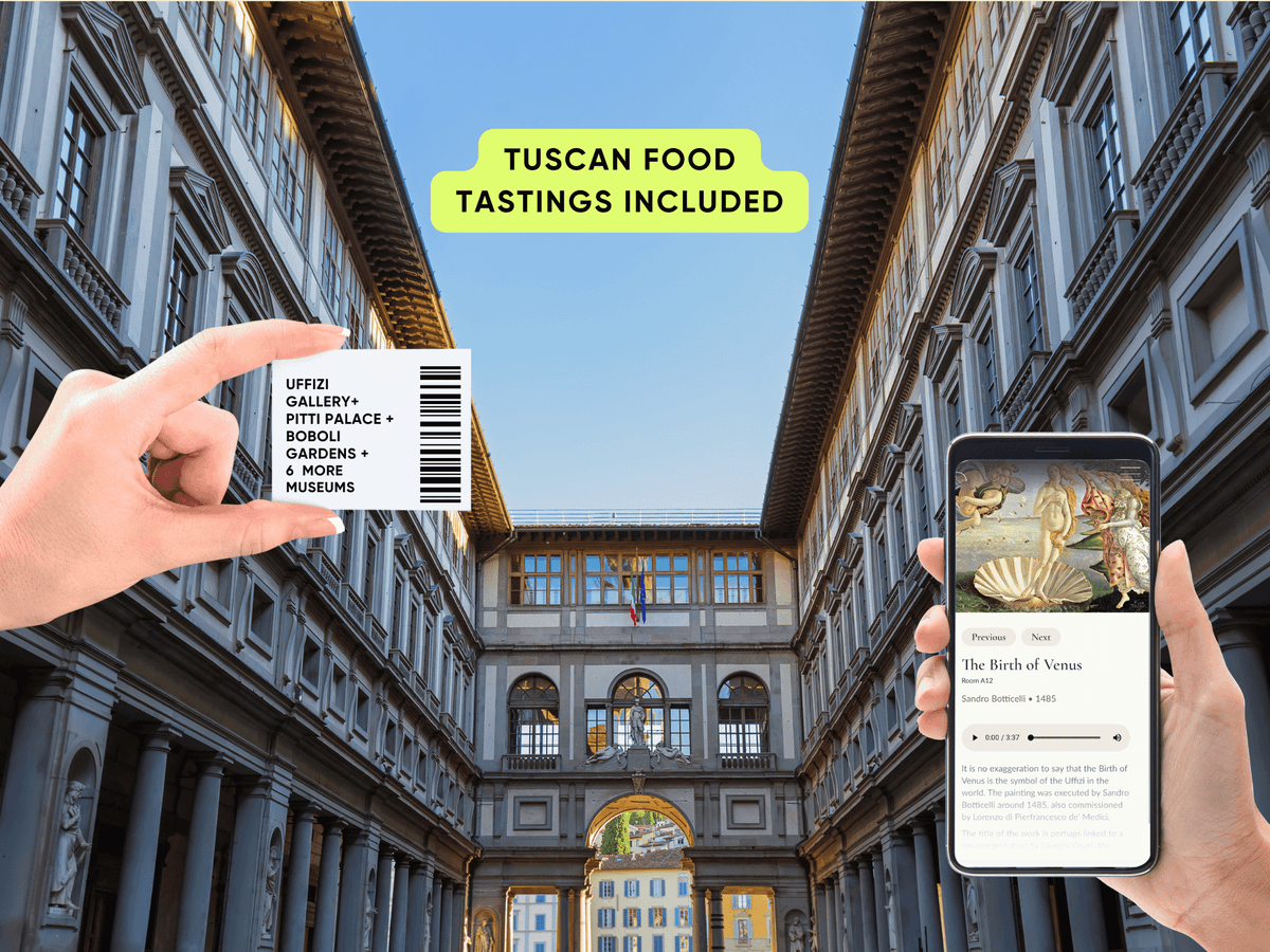 Florence: Uffizi, Pitti Palace & Boboli Combined 5-Day Pass