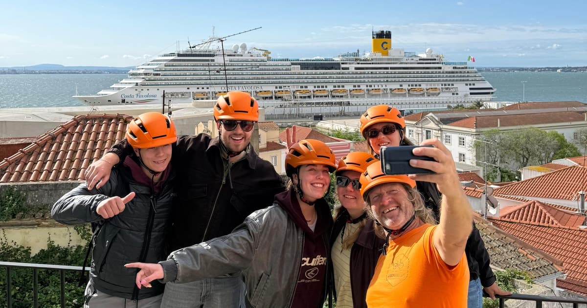 Lisbon Cruise Ship Terminal: The Ultimate 3-in-1 e-Bike Tour