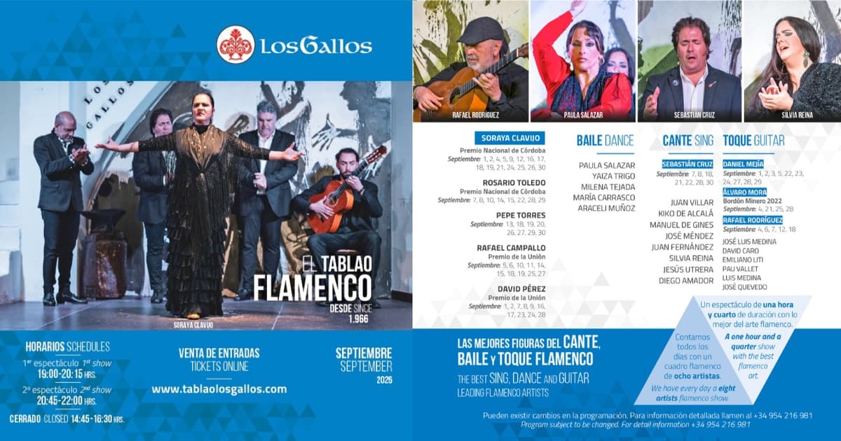 Seville: Flamenco Show at Tablao Los Gallos
