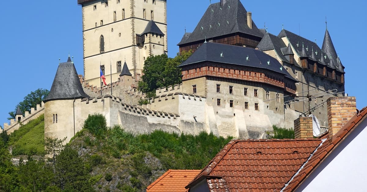 From Prague: Karlštejn Castle, Průhonice Park, and the Czech Grand Canyon