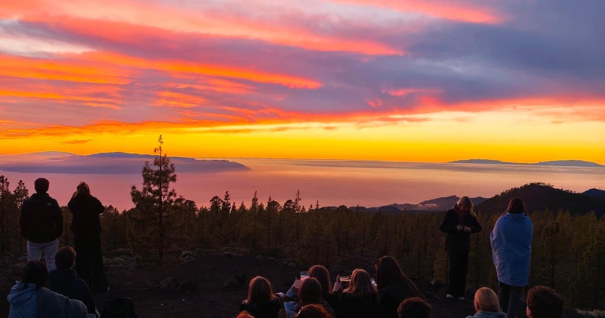 Tenerife: atardecer prémium en el Teide y bosque de 800 años