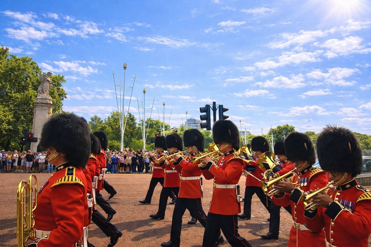 Royal London: Changing of the Guard walking tour at Buckingham Palace