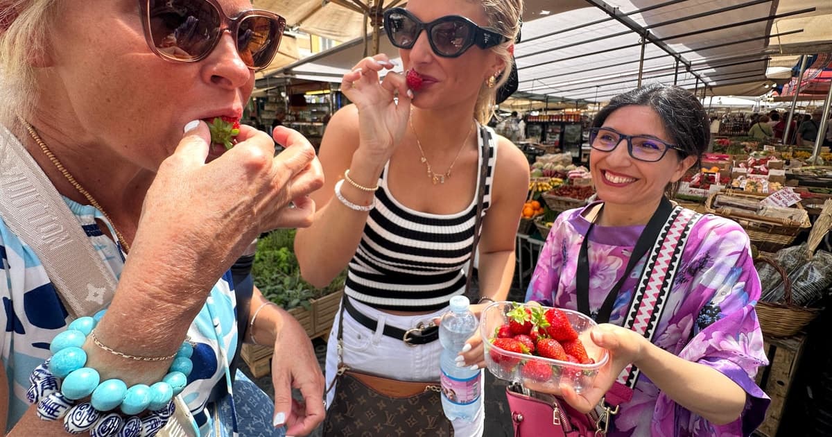 Rome: Campo De' Fiori Market & Trevi 4-Hour Food & Wine Tour
