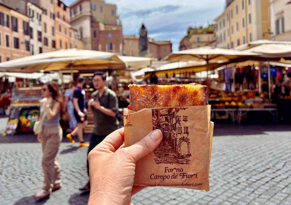 Rome Guided Food Market Tour w/ Authentic Trattoria Tastings