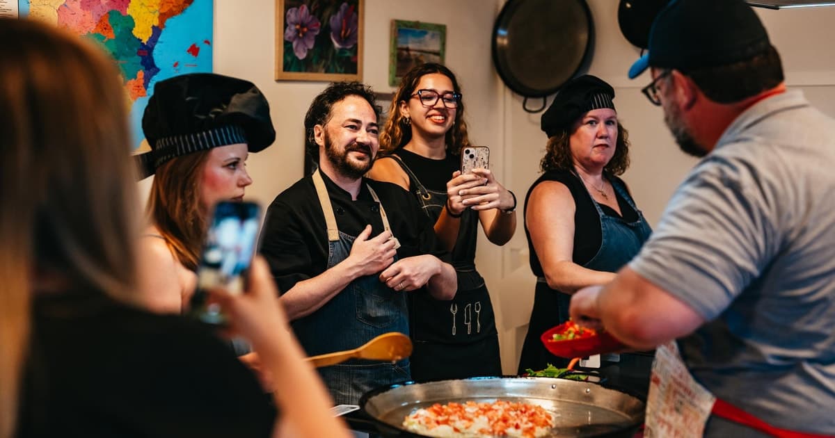 Madrid: Paella and Sangria Workshop in the City Center