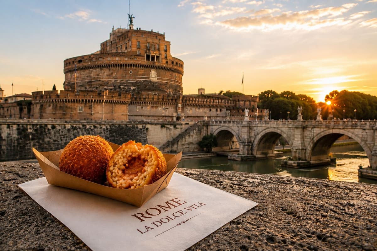 Roma: experiencia por las calles ocultas del castillo de Sant'Angelo y los supplì