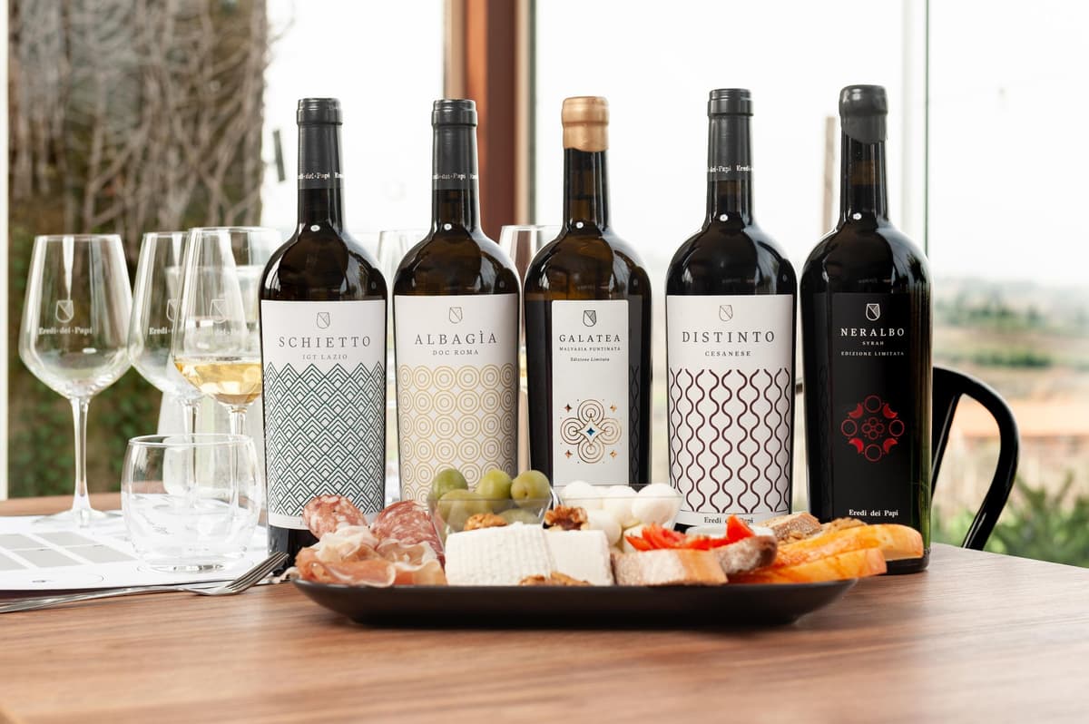 Castelli Romani: Taste 5 glasses paired with local hot dishes