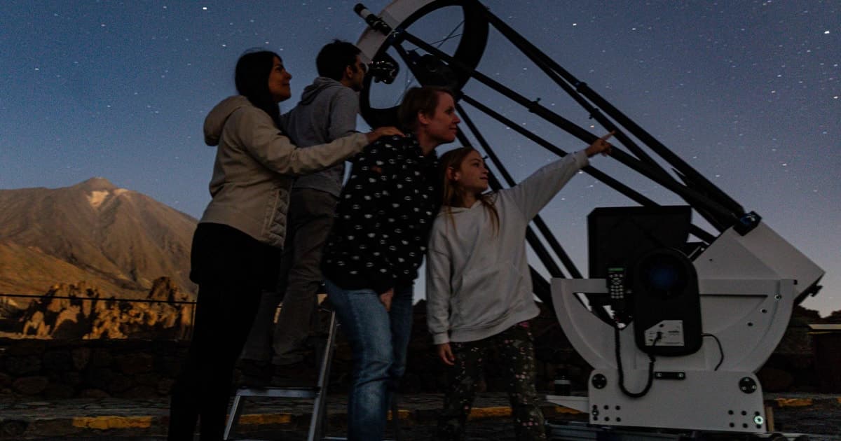 Parque Nacional del Teide: tour guiado de observación de estrellas con telescopio