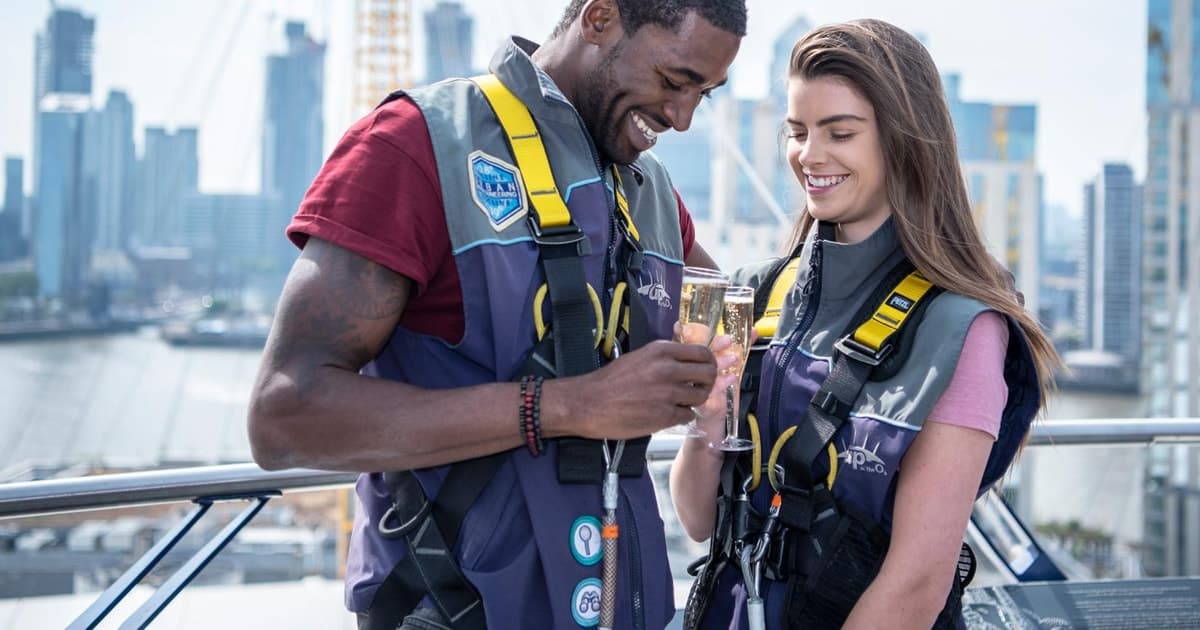 Up at The O2 Celebration Climb with Guide