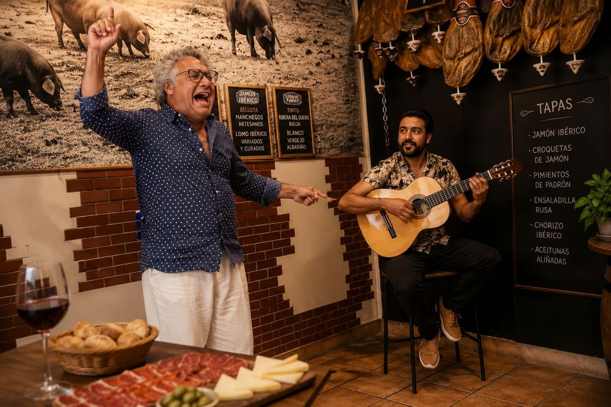 Madrid: espectáculo VIP de flamenco y clase magistral de jamón ibérico