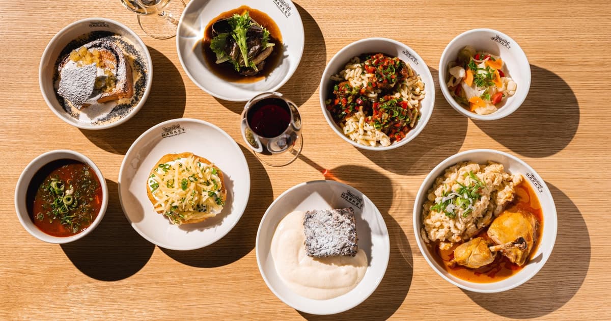 Degustación de comida húngara en el Time Out Market