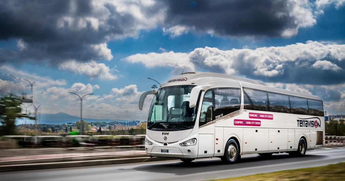Aeropuerto de Fiumicino (FCO): traslado en autobús desde/hacia Roma Termini