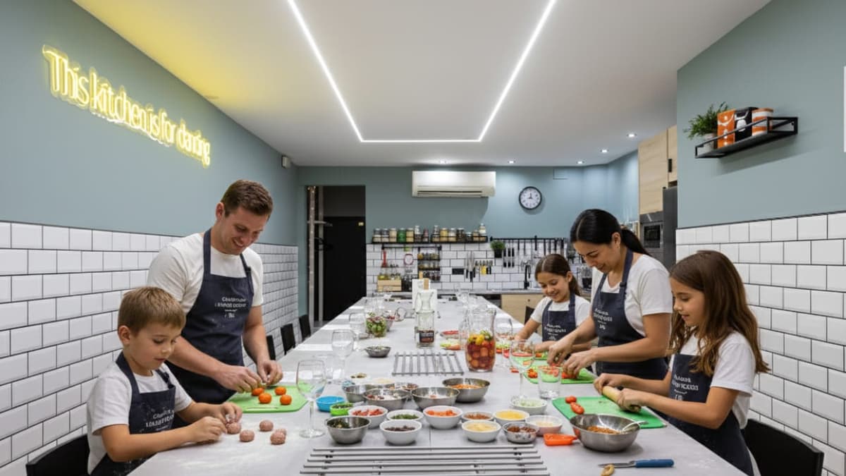 Paella, tapas cooking class & sangria in Barcelona